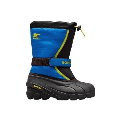 Sorel Childrens Flurry Black Super Blue 014 modrá