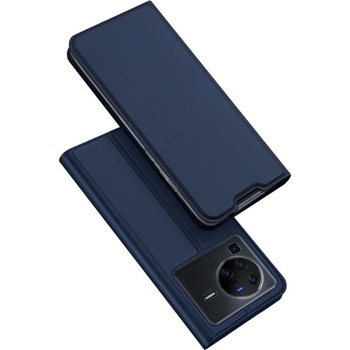 Púzdro DUX Peňaženkové Vivo X80 Pro modré