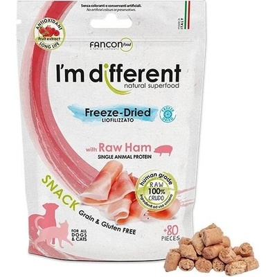 I´m different Snack mrazom sušené maškrty šunka 40 g