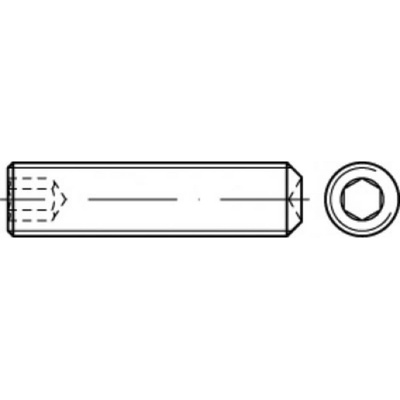 TOOLCRAFT TO-5415855 závitový kolík M10 70 mm ocel glavanizované zinkom 100 ks