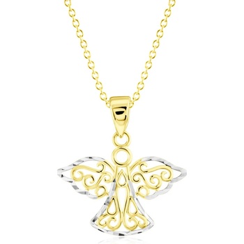 Gemmax Zlatý řetízek s andílkem GLSCN-41951-36261