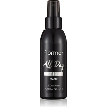 Flormar All Day Fix Matte матиращ и фиксиращ спрей върху фон дьо тен 125ml
