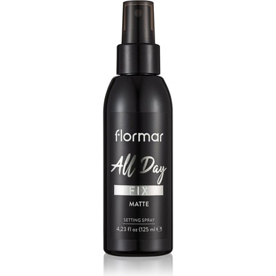Flormar All Day Fix Matte матиращ и фиксиращ спрей върху фон дьо тен 125ml