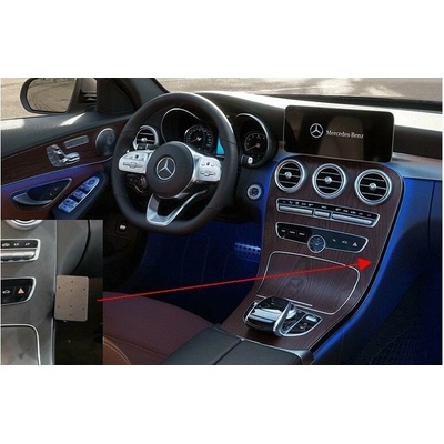 Brodit ProClip Mercedes Benz C-Class (180-320) 15-21 (jen automat, jen dřevěný panel), na střed 855058