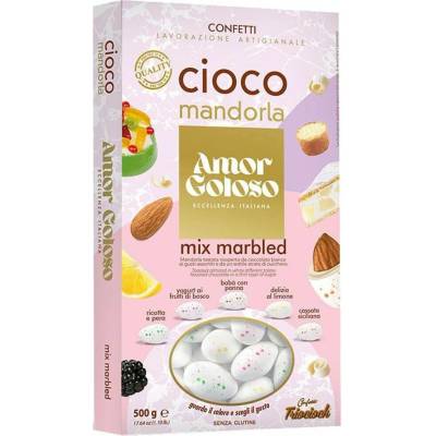 Vital Country Mandle v bílé čokoládě MIX italských příchutí 500 g