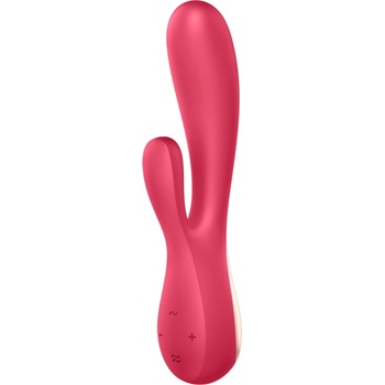 Satisfyer Mono Flex - интелигентен водоустойчив вибратор (червен)
