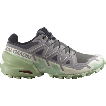 Salomon Дамски маратонки Salomon Speedcross 6 Trail Running Shoes Womens - Clay/Lime