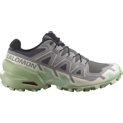 Salomon Дамски маратонки Salomon Speedcross 6 Trail Running Shoes Womens - Clay/Lime