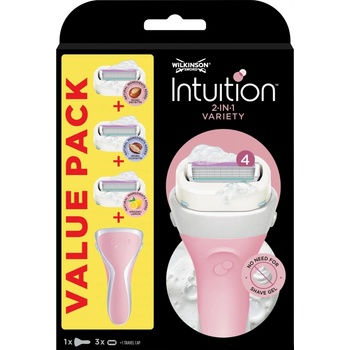 Wilkinson Sword Intuition Variety Edition + 3 ks hlavic