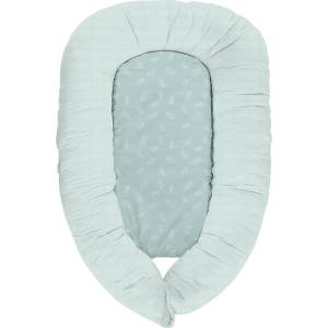 KikkaBoo Бебешко мемори гнездо 3 в 1 Kikkaboo - Leaves, Mint (31106010120)