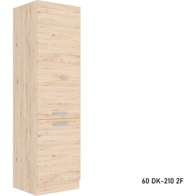 Expedo Kuchyňská skříňka vysoká TOULOUSE 60 DK-210 2F, 60x210x57, dub Bordeaux – Zboží Dáma
