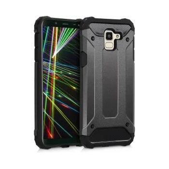 Image 1 of kwmobile Хибриден калъф за Samsung Galaxy J6 - антрацит