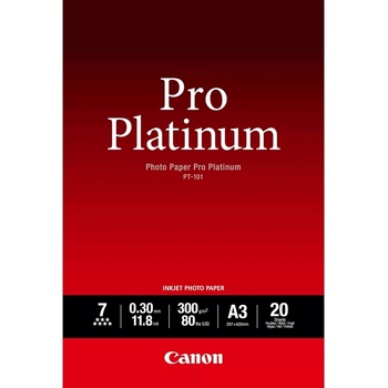 Canonpapir Canon Photo Paper Pro Platinum 300g/m2 - A3, 20 ковчега (2768B017)
