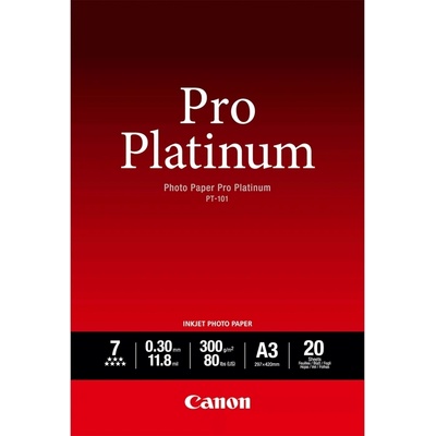 Canonpapir Canon Photo Paper Pro Platinum 300g/m2 - A3, 20 ковчега (2768B017)