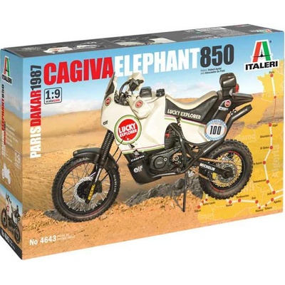 Italeri Cagiva Elephant 850 Paris-Dakar 1987 Model Kit 4643 1:9
