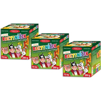 Terezia Company RAKYTNÍČEK želatinky ORIGINÁL 3 x 70 ks