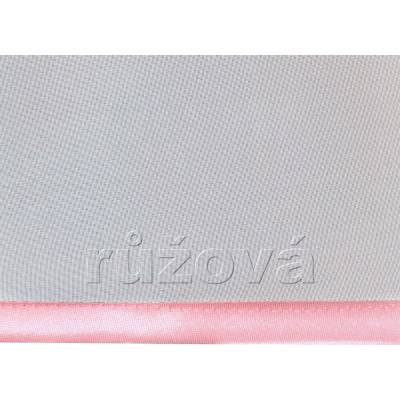 Kusová záclona Ariel - mix barev 120x300 růžová