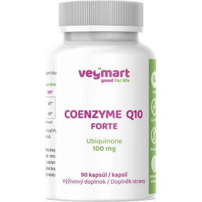 Vegmart Koenzým Q10 Forte ubiquinon 100 mg 90 kapslí