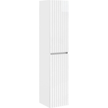 vidaXL Стенно Баня Кабинет Бял гланц 33 x 34, 5 x 160 см (890646)