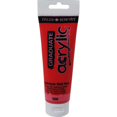Daler-Rowney Graduate АКРИЛНА боя Cadmium Red Hue 120 ml 1 бр (123120500)
