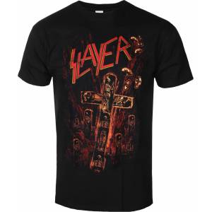 ROCK OFF Мъжка тениска Slayer - Blood Red - Black - ROCK OFF - SLAYTEE75MB