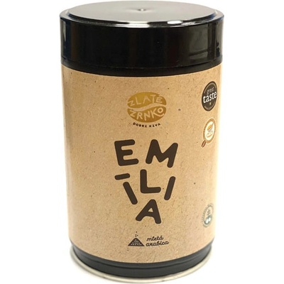 Zlaté Zrnko Emílie Směs 100% arabica VYVÁŽENÁ mletá 250 g