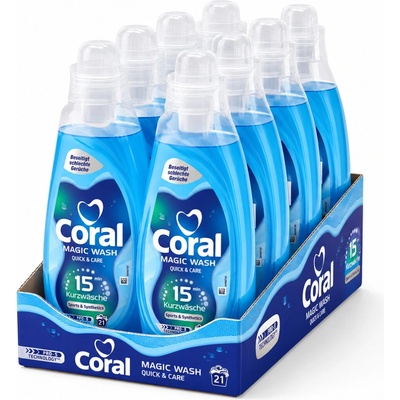 Coral prací gel Magic Wash Sport a syntetika 8 x 21 PD