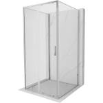 Mexen Exo-S 3S 3-стенна плъзгаща душ кабина 110 x 110 см, прозрачна, хром (8151-110-110-01-00-3S)