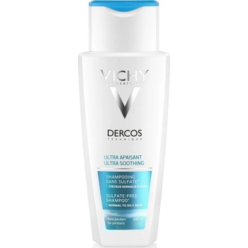 Vichy Успокояващ шампоан за нормална към мазна коса , , Vichy Dercos Ultra-Soothing Sulfate-Free shampoo Normal to Oily Hair 200m