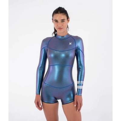 Hurley AIR 2MM Skin Mid Shorty modrá