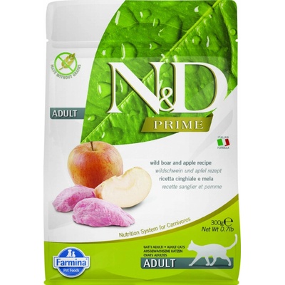 N&D Prime Grain Free Adult Cat Boar & Apple 0,3 kg