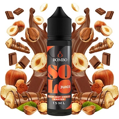 Bombo Solo Juice S & V Hazelnut Choco Waffer 15 ml
