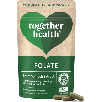Together Health Folát zo špenátu 400 mcg 30 kapsúl