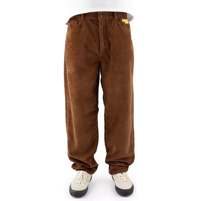 HOMEBOY kalhoty x-tra BAGGY CORD pants Brown BROWN-45