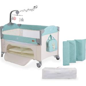 Cangaroo Детска кошара Cangaroo - Indiana, мента (108458) - baby
