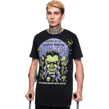 Image 1 of KILLSTAR Унисекс тениска KILLSTAR - Kon-Tiki - ЧЕРЕН - KSRA003728