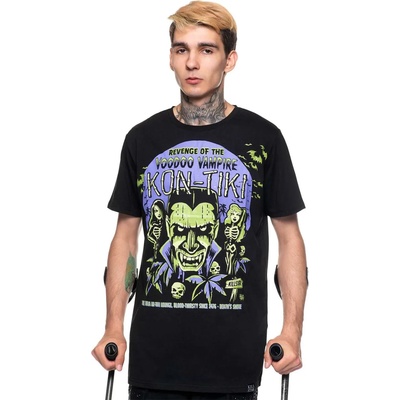 KILLSTAR Унисекс тениска KILLSTAR - Kon-Tiki - ЧЕРЕН - KSRA003728