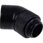 Alphacool Ъглов адаптер Alphacool Eiszapfen, 45°, G1/4 външна към G1/4 вътрешна резба, Черен мат (AC-1011175) - cybertrade