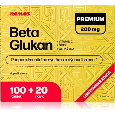 Walmark Beta Glukan Premium 200 mg tablety pro podporu imunitního systému 120 tablet