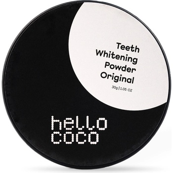 Hello Coco Sweet Mint aktivní uhlí na bělení zubů 30 g