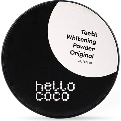 Hello Coco Sweet Mint aktivní uhlí na bělení zubů 30 g