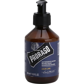 Proraso Azur Lime Подхранващ шампоан за брада, 200 ml