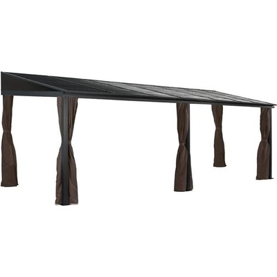 Sojag Portland nástěnná pergola 10x16 288x488x240 cm antracit