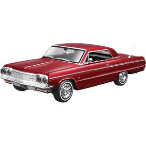 Maisto Метална кола за сглобяване Maisto Assembly Line - 1964 Chevrolet Impala, 1: 26, бордо (39541)