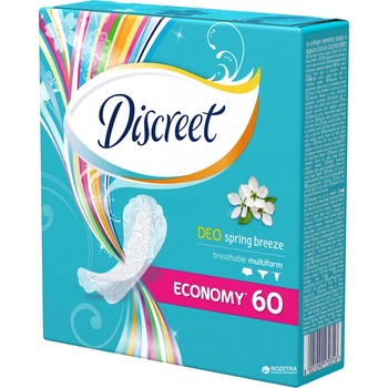Discreet Slip Deo Spring Breeze Multiform dámske hygienické intímne vložky 60 ks
