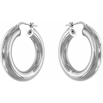 INFINITYSILVER Stříbrné náušnice kruhy hladké duté CORA SE192164