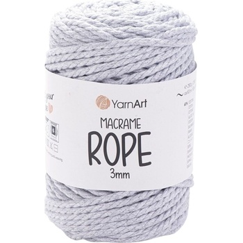YARNART Macrame Rope 3 mm 63 m 756 Light Grey юта (Macrame Rope 3 mm 756)