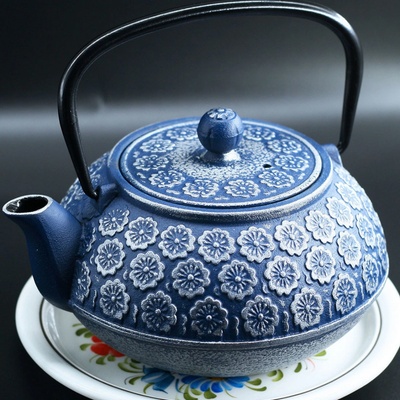 Bredemeijer Litinová konvička na čaj Xilin modrá 1,25L – Zboží Dáma