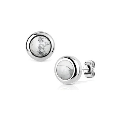 Nubis ocelové náušnice Howlit NB022-08