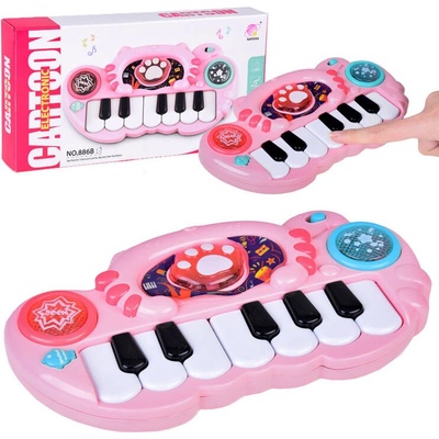 JOKO Detské Interaktívne Klávesy ružové